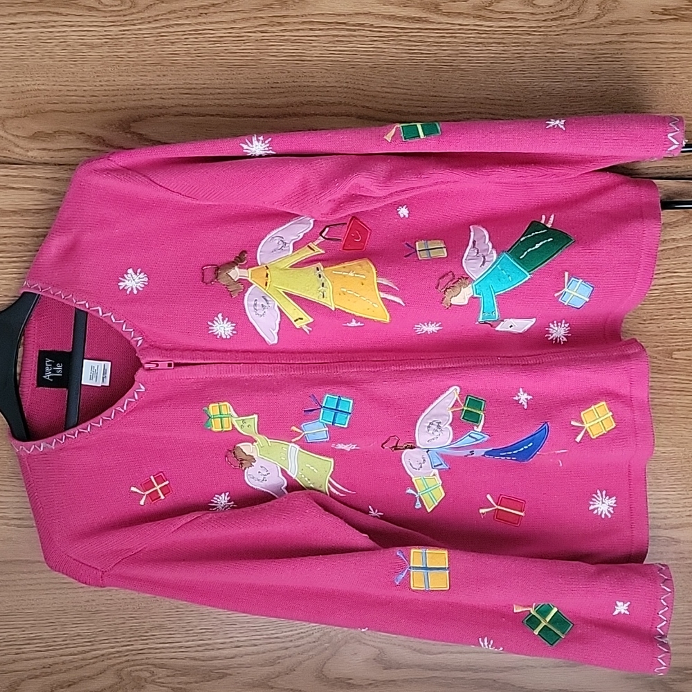 Holiday Angels Sweater